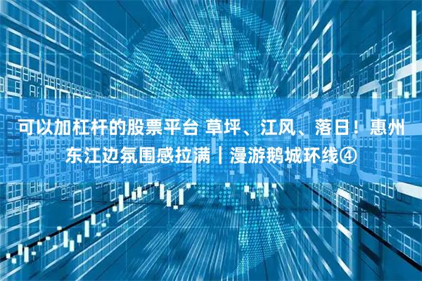 可以加杠杆的股票平台 草坪、江风、落日！惠州东江边氛围感拉满｜漫游鹅城环线④